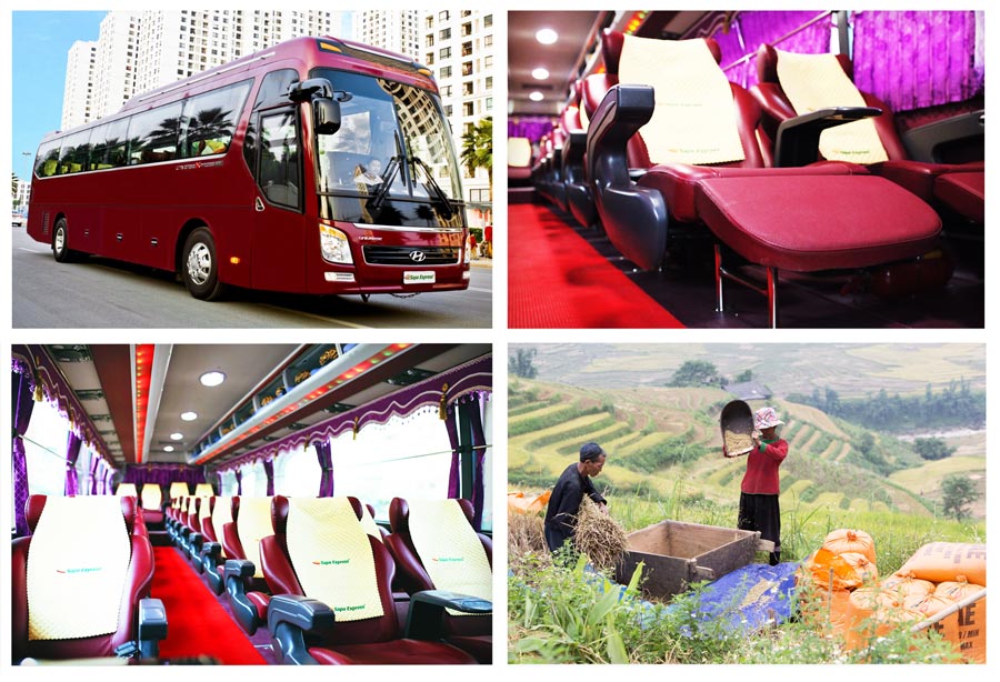 limousine 28 seats hanoi to sapa full
